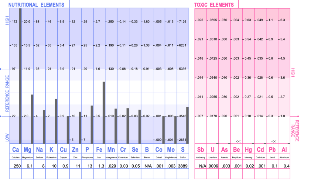 Hair Mineral Analysis